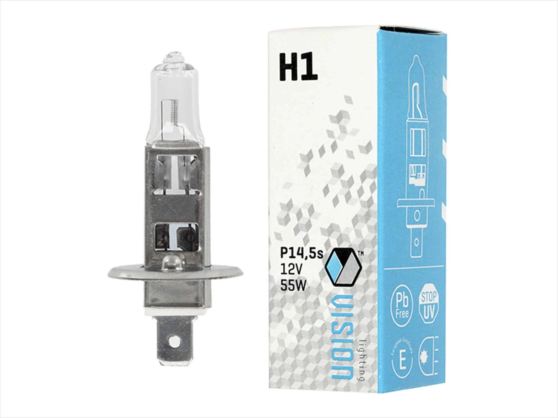 Izzó VISION H1 12V 12V 55W P145s U E4 – kép 3