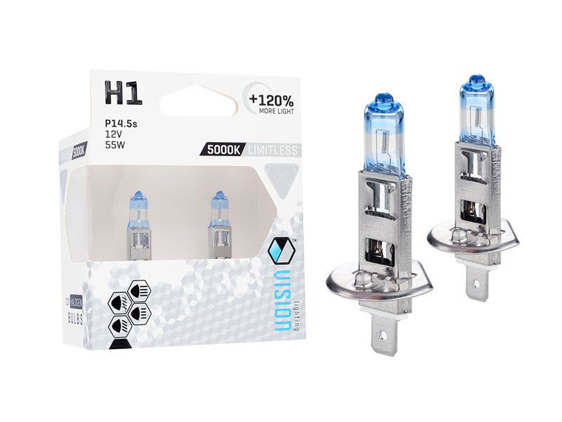 Izzók VISION limitless fehér H1 12V 55W P145s U E4  120% 2 db – kép 4