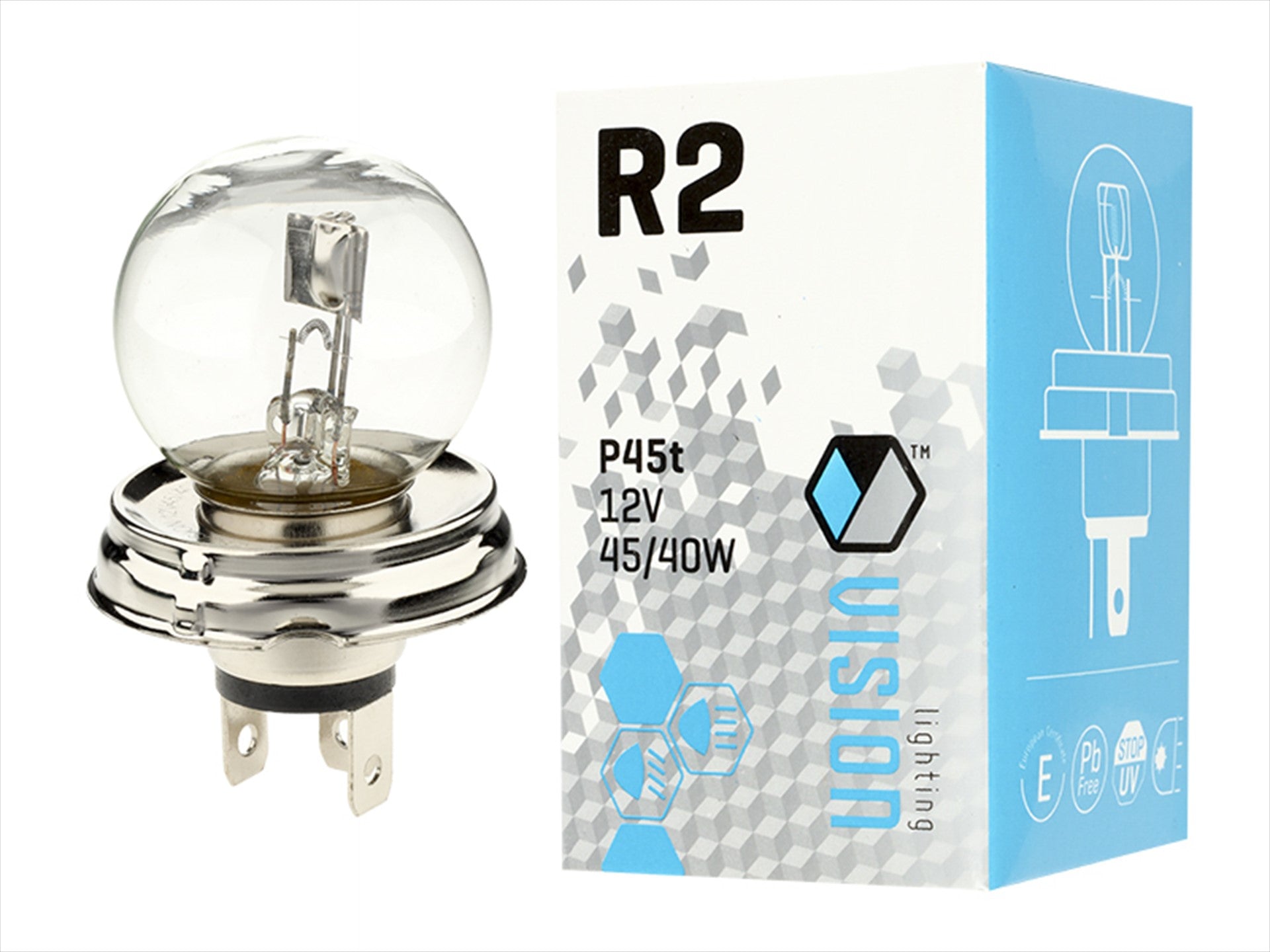 Izzó VISION R2 12V 12V 45  40W P45t U E4 – kép 3