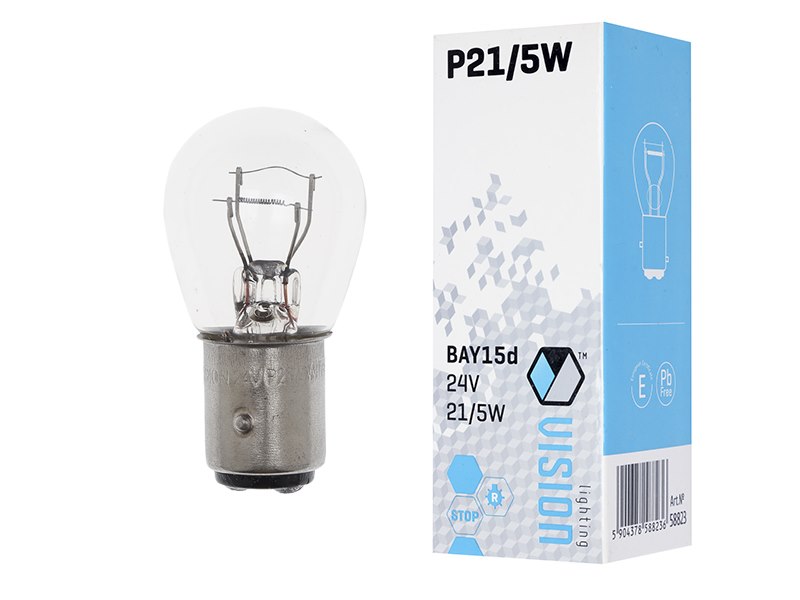 Izzó VISION P21  5W 24V 21  5W BAY15d E4 – kép 3