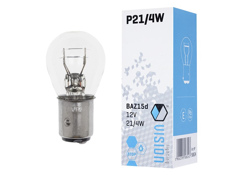 Izzó VISION P21  4W 12V 21  4W BAZ15d E4 – kép 3
