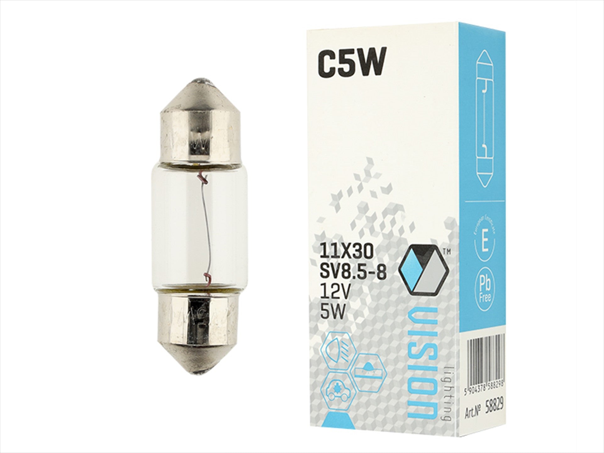 izzó VISION C5W 11X30 12V 5W SV85 – kép 3