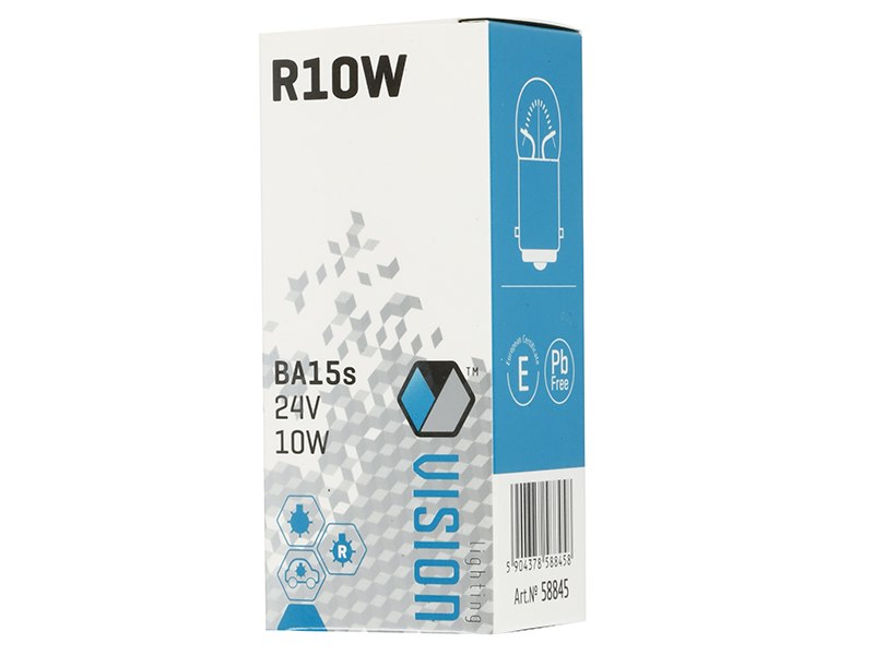 Izzó VISION R10W 24V 10W 10W BA15s E4 – kép 3
