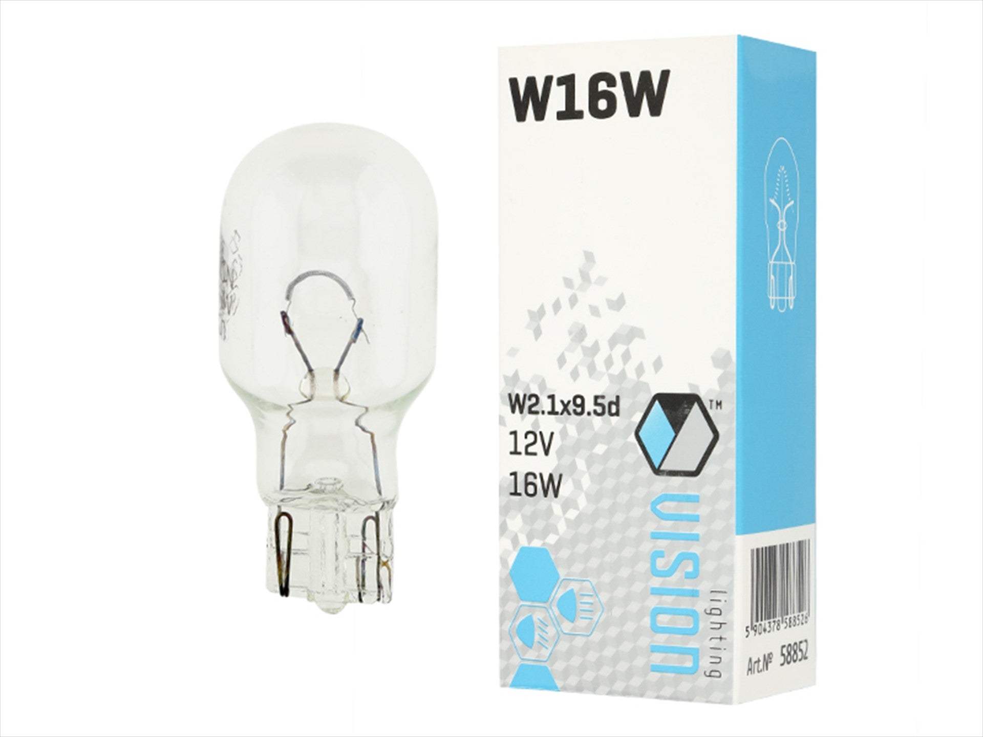 Izzó VISION W16W 12V 16W ??W21x95d E4 – kép 3