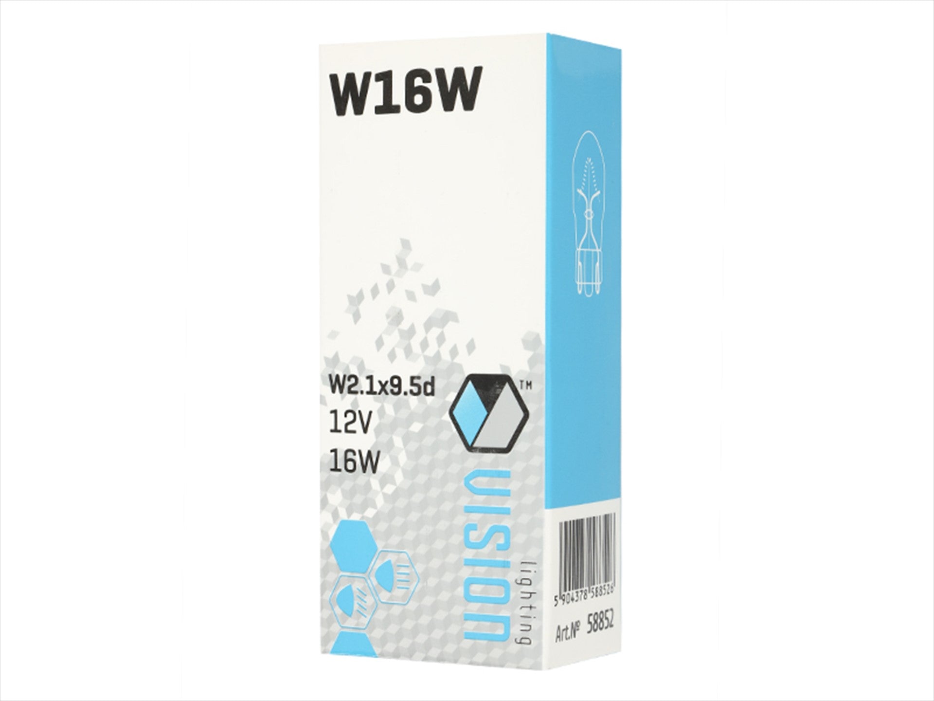 Izzó VISION W16W 12V 16W ??W21x95d E4 – kép 4