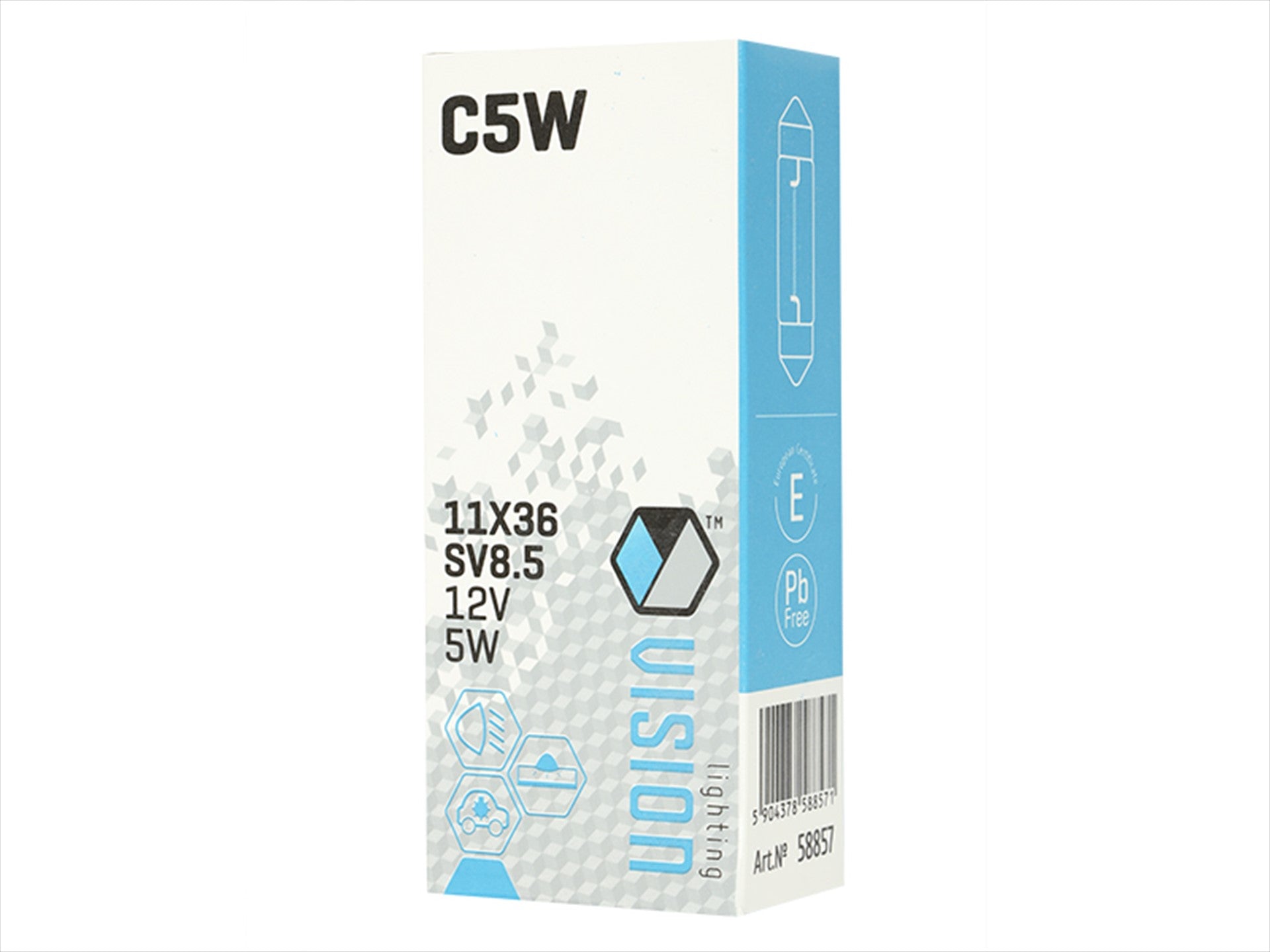 izzó VISION C5W 11X36 12V 5W SV85 E4 – kép 4