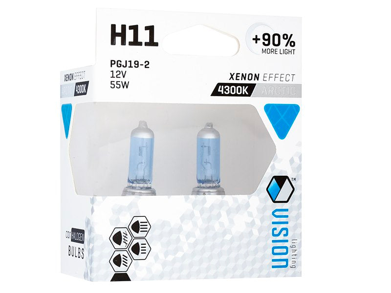 Izzók VISION sarkvidéki fehér H11 12V 55W PGJ19 2 U E4  90% 2 db – kép 2