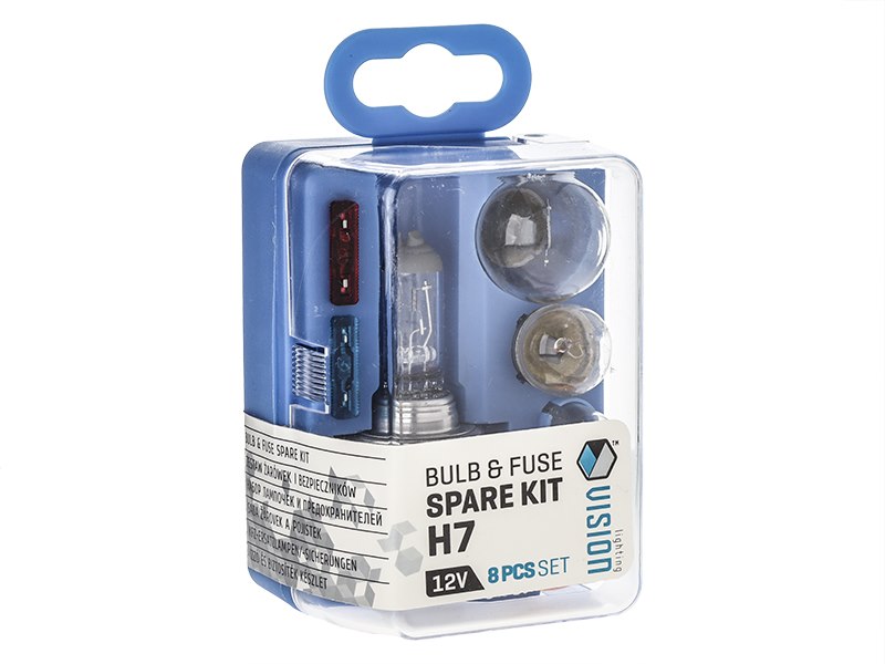 VISION H7 12V / 8 elemes izzó pótlólagos készlet VISION H7 12V / 8 elem