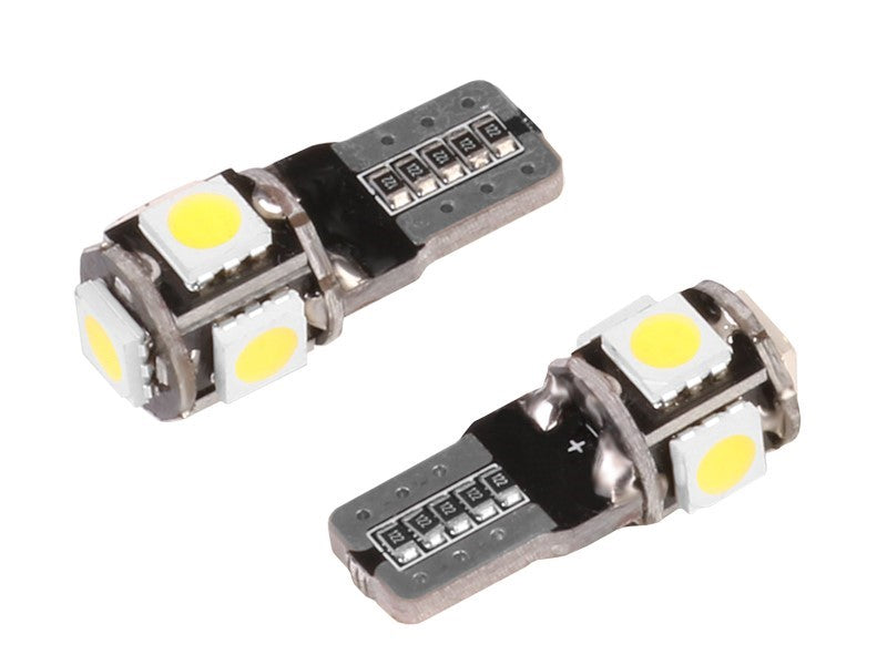 Izzó VISION W5W (T10) 12V 5x 5050 SMD LED, CANBUS, fehér, 2 db