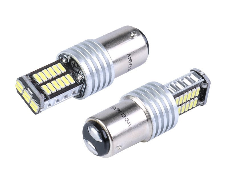 izzó VISION P21  5W BAY15d 1224V 30x 4014 SMD LED CANBUS fehér 2 db – kép 2
