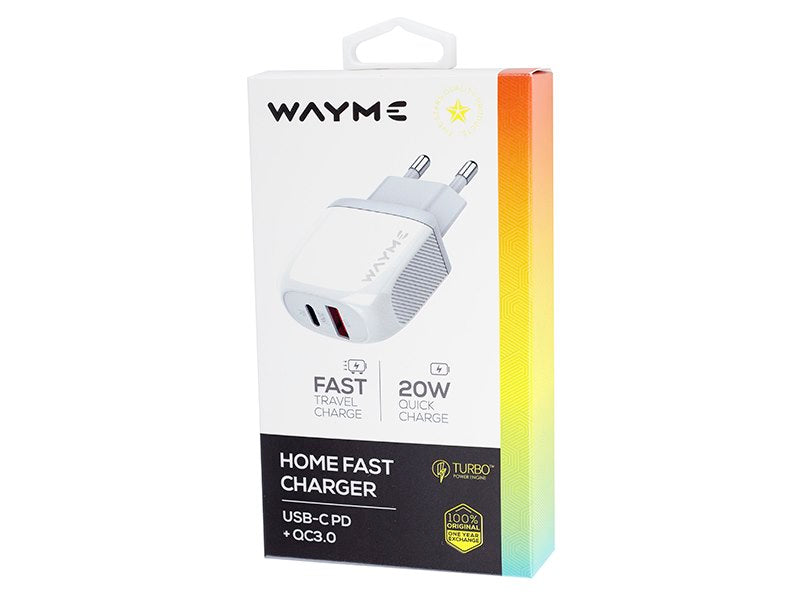 WAYME hálózati töltő 20W USB C PD  QC30 – kép 4