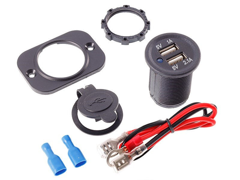 Beépített töltő 2x USB 31A 1224V – kép 4