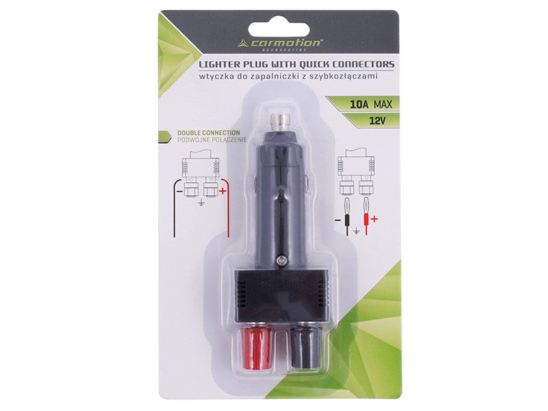 Autó szivargyújtó dugó gyorscsatlakozókkal – kép 4