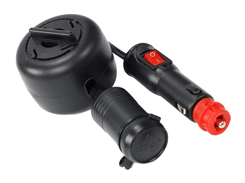 Szivargyújtó aljzat hosszabbító 300 cm es orsóval EURODIN aljzat kapcsolóval – kép 4