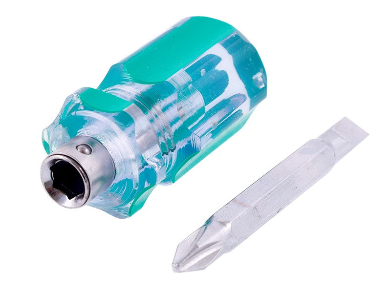 Kétoldalas csavarhúzó rövid lapos  keresztfejű – kép 2