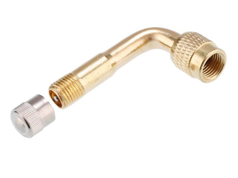 Schrader autószelep hosszabbító, 90 °-os szögben