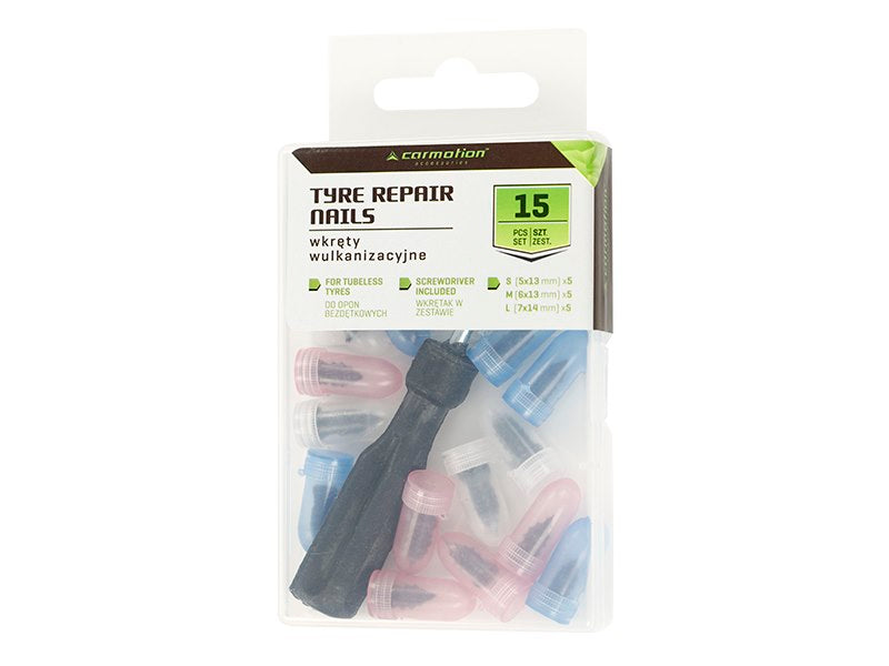 Gumiabroncs javító szögek 15 db  csavarhúzó – kép 4