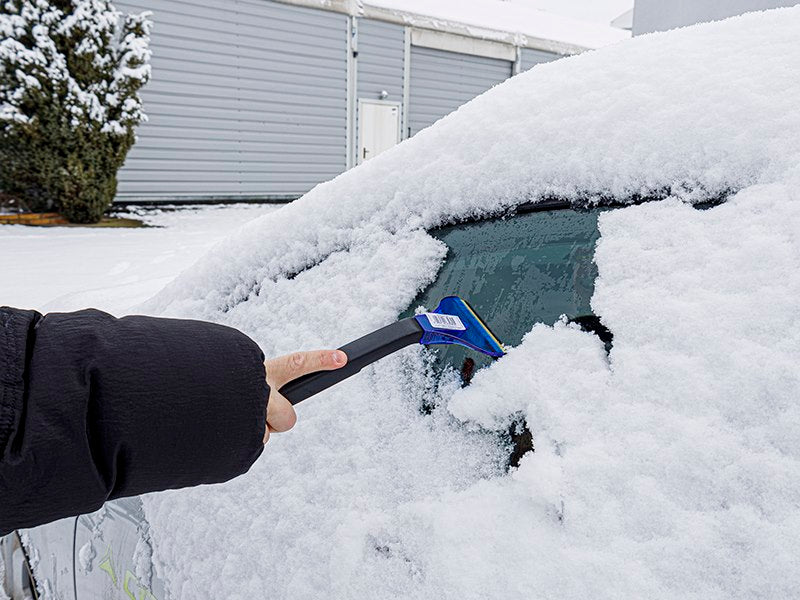 Jégkaparó 95 mm es sárgaréz pengével 20 cm es nyéllel – kép 3