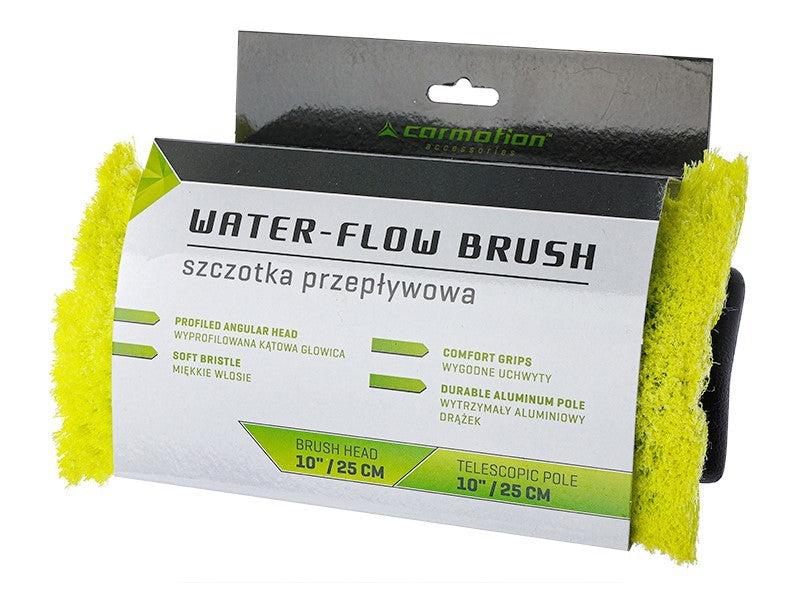 25 cm  10 ferde vízáramú kefe 110   170 cm es teleszkópos fogantyúval és szeleppel – kép 4