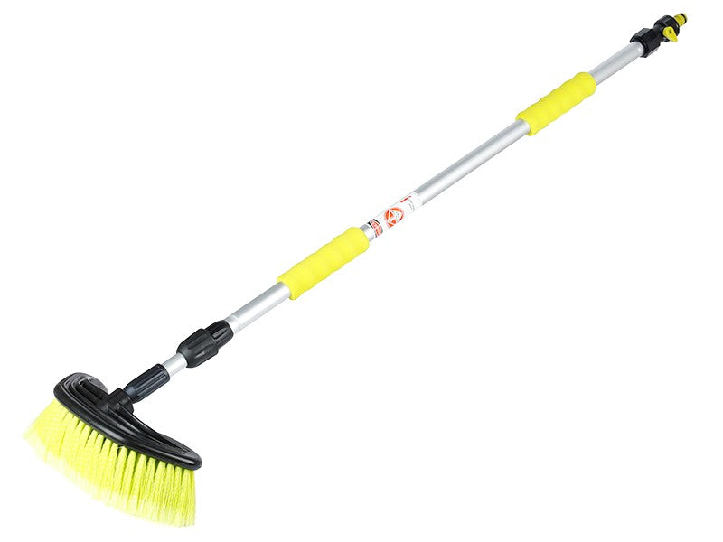 Félköríves vízáramoltató kefe 20 cm / 8 " teleszkópos nyéllel 105 - 160 cm és szeleppel