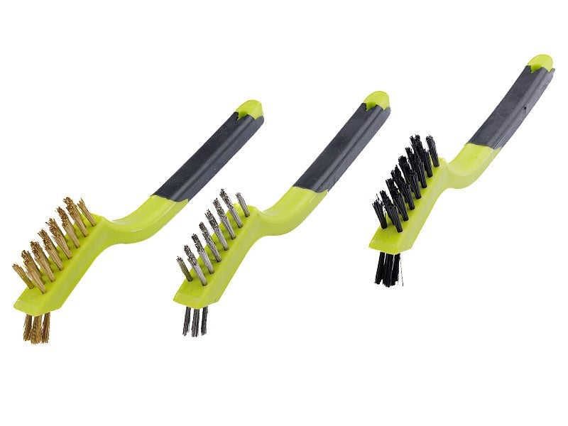 3 db kefekészlet   nejlon sárgaréz rozsdamentes acél – kép 2