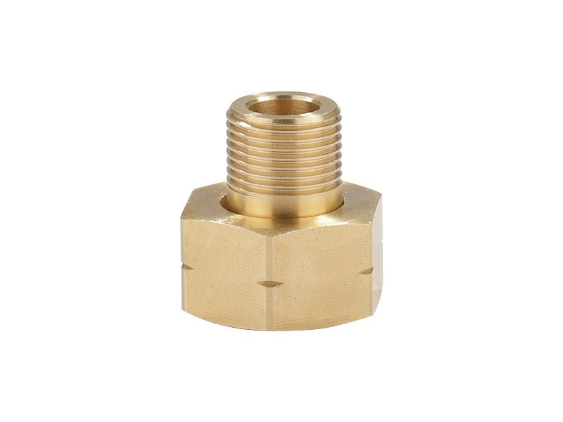 Propán - bután gáz redukció, sárgaréz, szögletes, egyfokozatú, kis turista gázpalackhoz