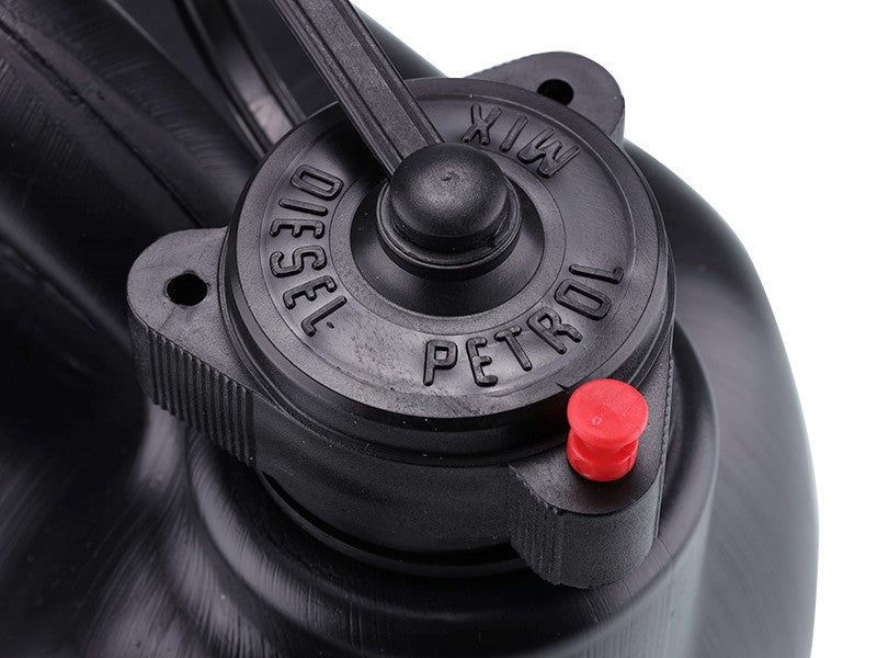 Üzemanyag kanna műanyag 20L ovális fekete – kép 3