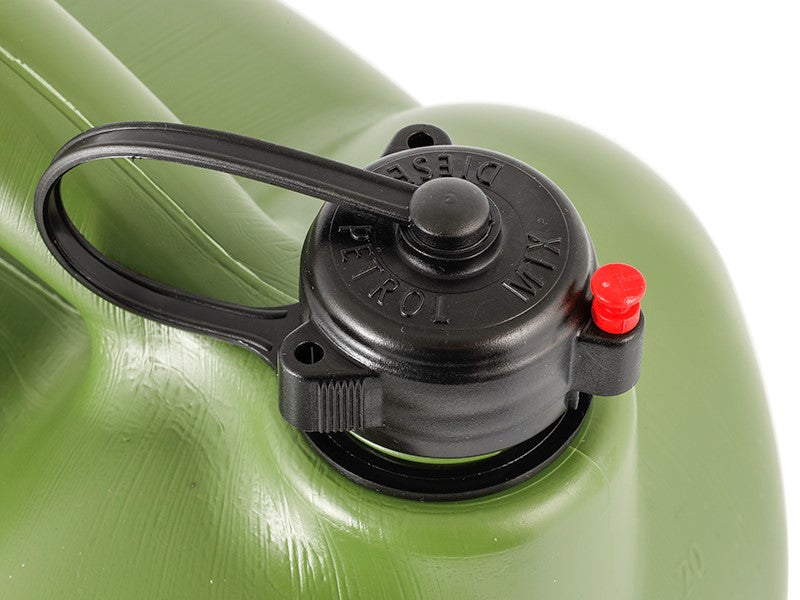 Üzemanyag kanna műanyag 20L ovális khaki színű – kép 3