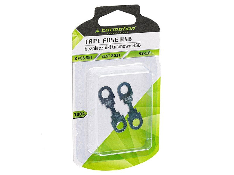 HSB 42x12 mm-es szalagos biztosíték, 100A, 2 db