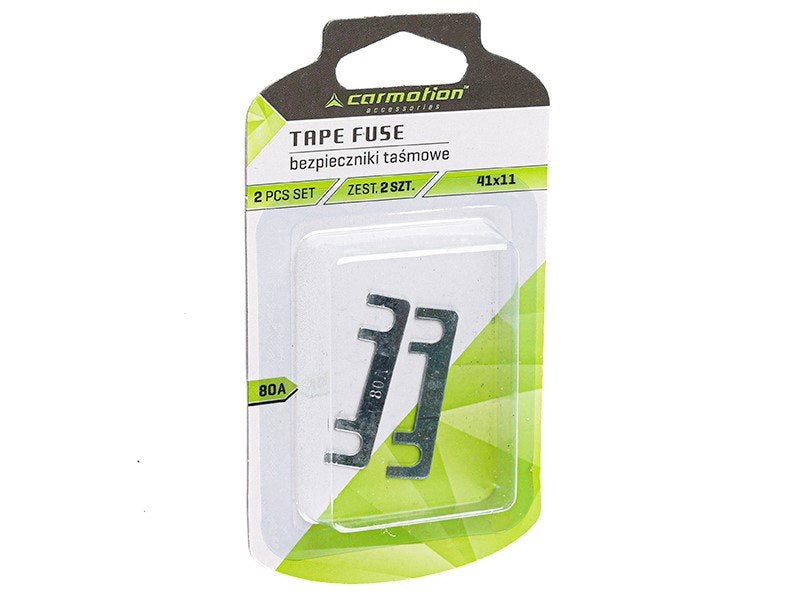 Szalagos biztosíték 41x11 mm, 80A, 2 db