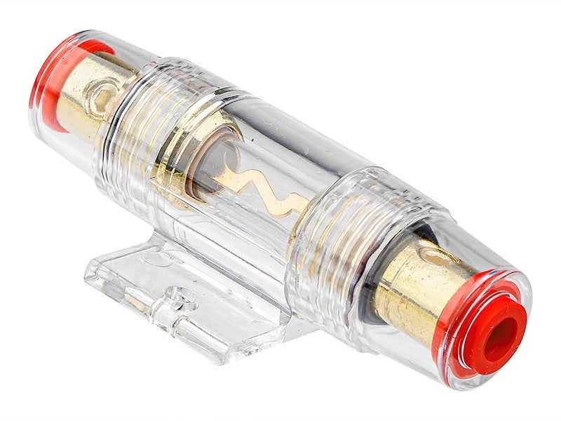 AGU üveg biztosítéktartó 80A-ig, 10-21 mm2 vezetékhez való csatlakozókkal