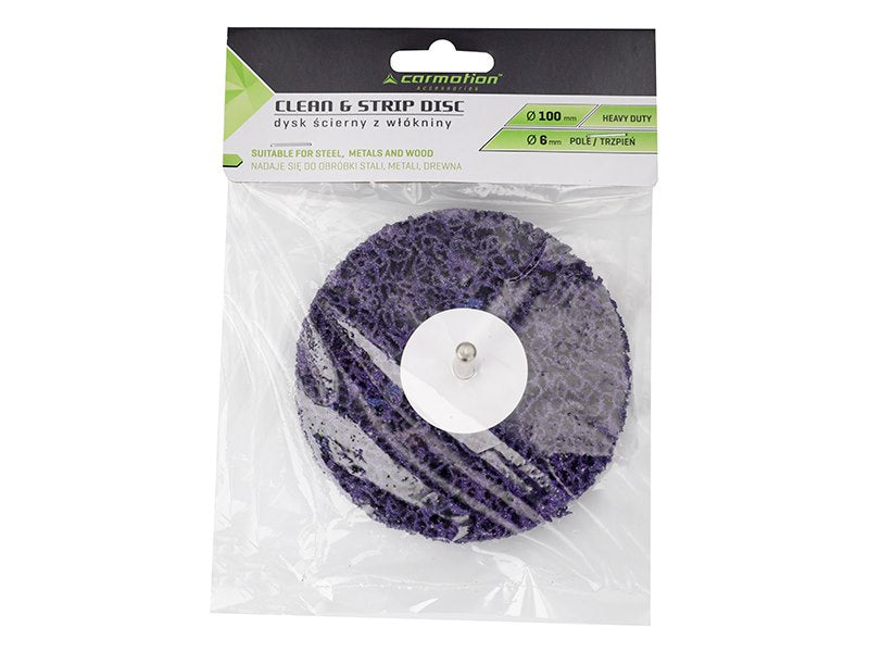 Nem szőtt rozsdaeltávolító korong átm 100 mm x 15 mm nagy teherbírású – kép 4