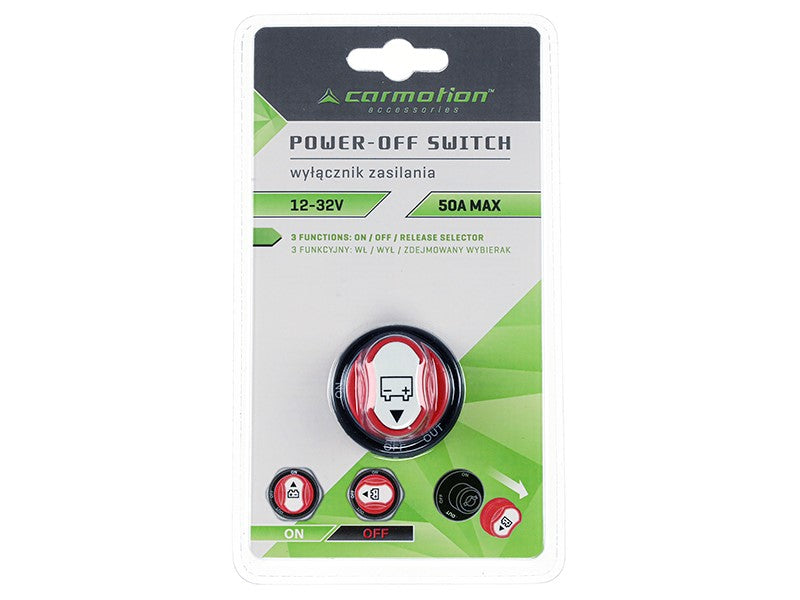 Akkumulátor kapcsoló 12 32V max 50A – kép 3