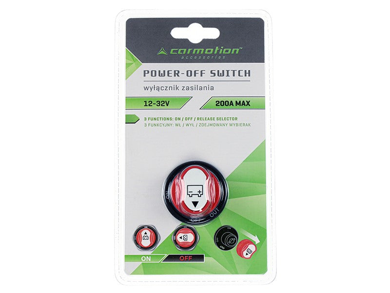 Akkumulátor kapcsoló 12 32V max 200A – kép 3