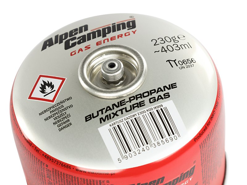 Egyégős kempingkályha 230g os gázpatronokkal – kép 4