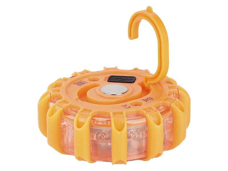 Újratölthető vészjelző lámpa 12 LED  3 LED  USB C kábel – kép 4