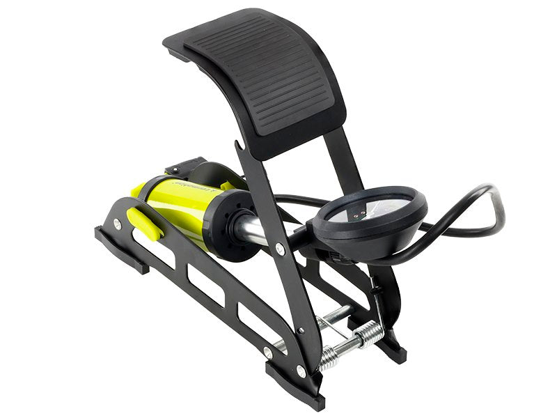 Egydugattyús lábszivattyú analóg nyomásmérővel max 11 BAR  160 PSI – kép 4