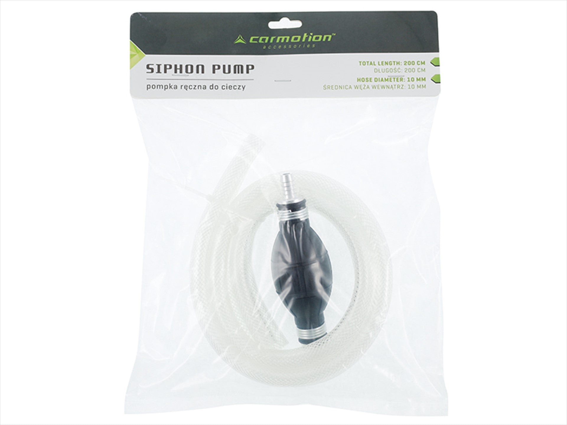 Kézi üzemanyagszivattyú   2 db 10mm x 1m es tömlő – kép 3