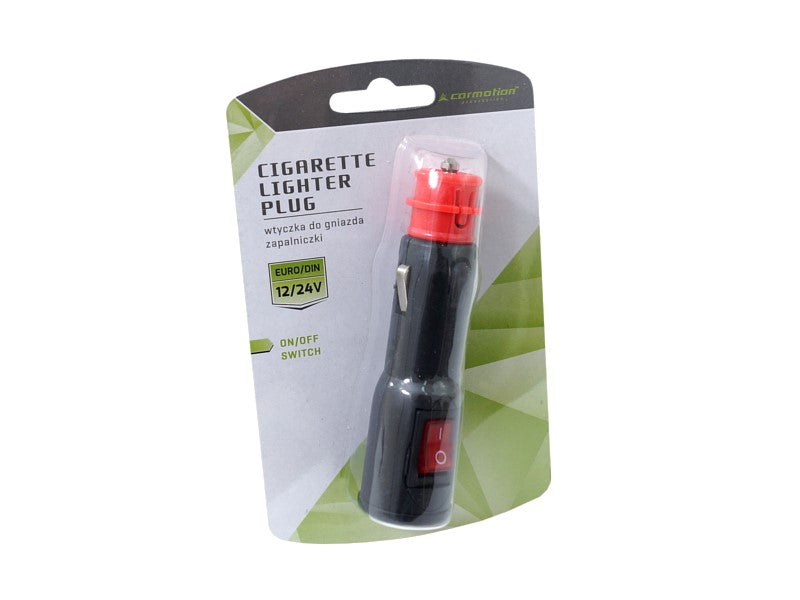 EURO  DIN dugó kapcsolóval és biztosítékkal 1224V os aljzathoz max 15A – kép 2