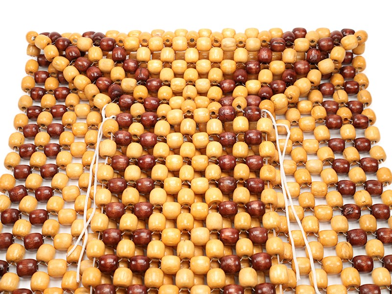 Gyöngyszőnyeg fa bézs és barna – kép 4