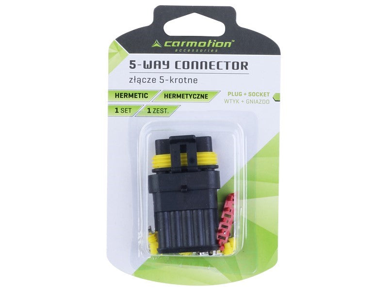 5 utas hermetikus csatlakozó dugó  aljzat – kép 2