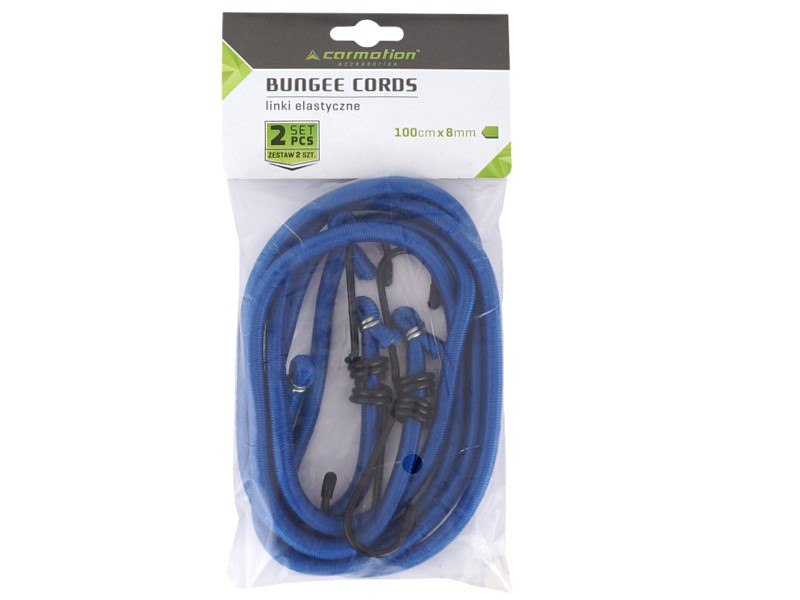 Rugalmas kötél 8 mm x 100 cm kampókkal 2 db – kép 2