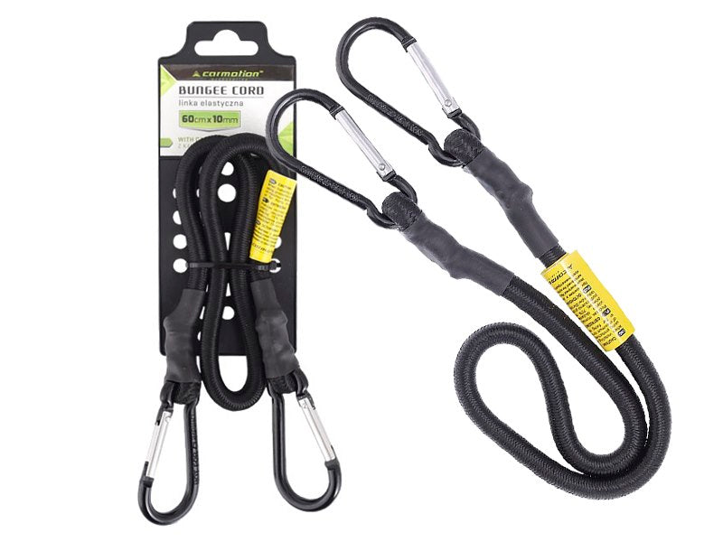 10 mm x 60 cm es rugalmas kötél karabinerekkel – kép 3