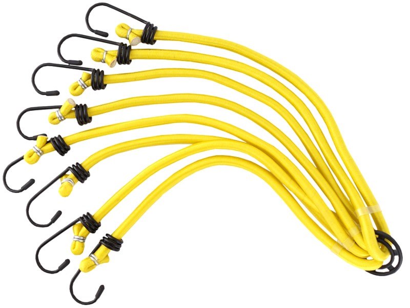 Rugalmas kötelek - 8 karos, 7mm x 60cm, poggyász rögzítéséhez