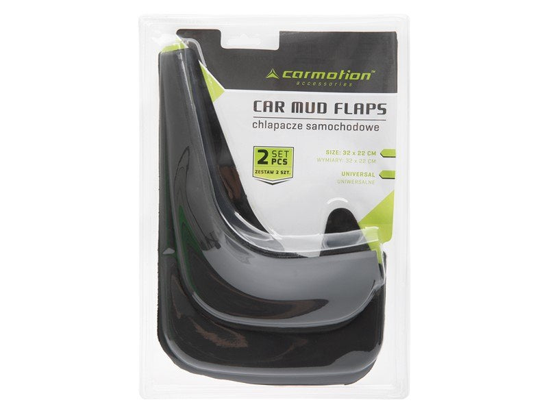 Univerzális sárvédők 32x22cm fekete 2 db – kép 2