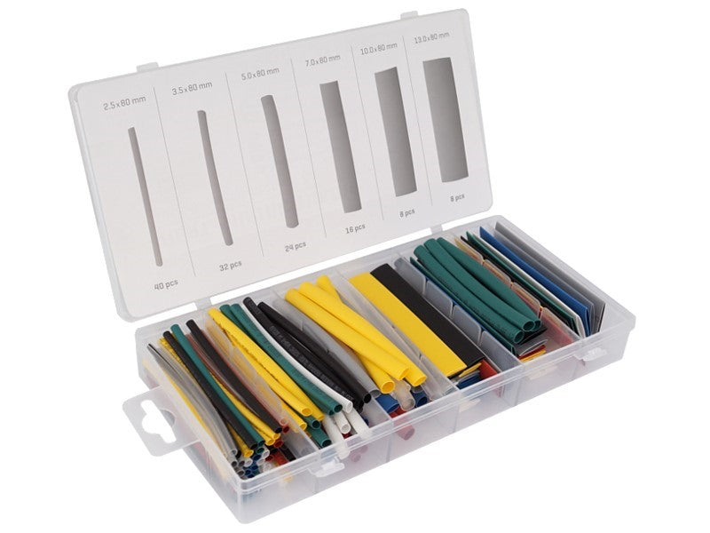 Szigetelő hőre zsugorodó csövek, 128 db