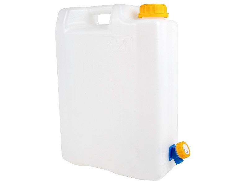 10 literes kanna műanyag szeleppel, ivóvízzel jóváhagyott, 10 literes kannával