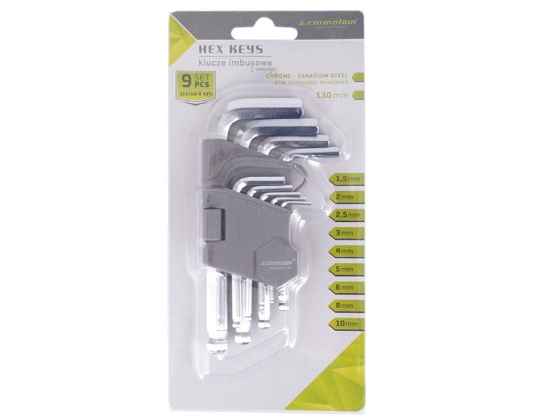 Gömbölyű 130mm es hatlapos kulcsok 15   10mm méret 9 db – kép 2