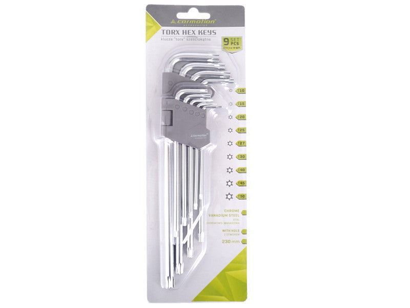 Torx hatlapkás kulcsok 230mm T10   T50 9 db – kép 2