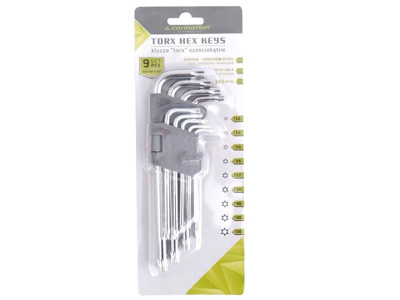 Torx hatlapkás kulcsok 180mm  T10   T50 9 db – kép 2